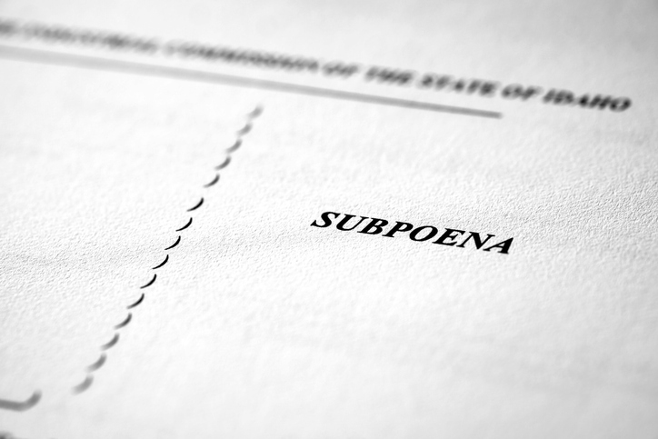 DOJ-Subpoena